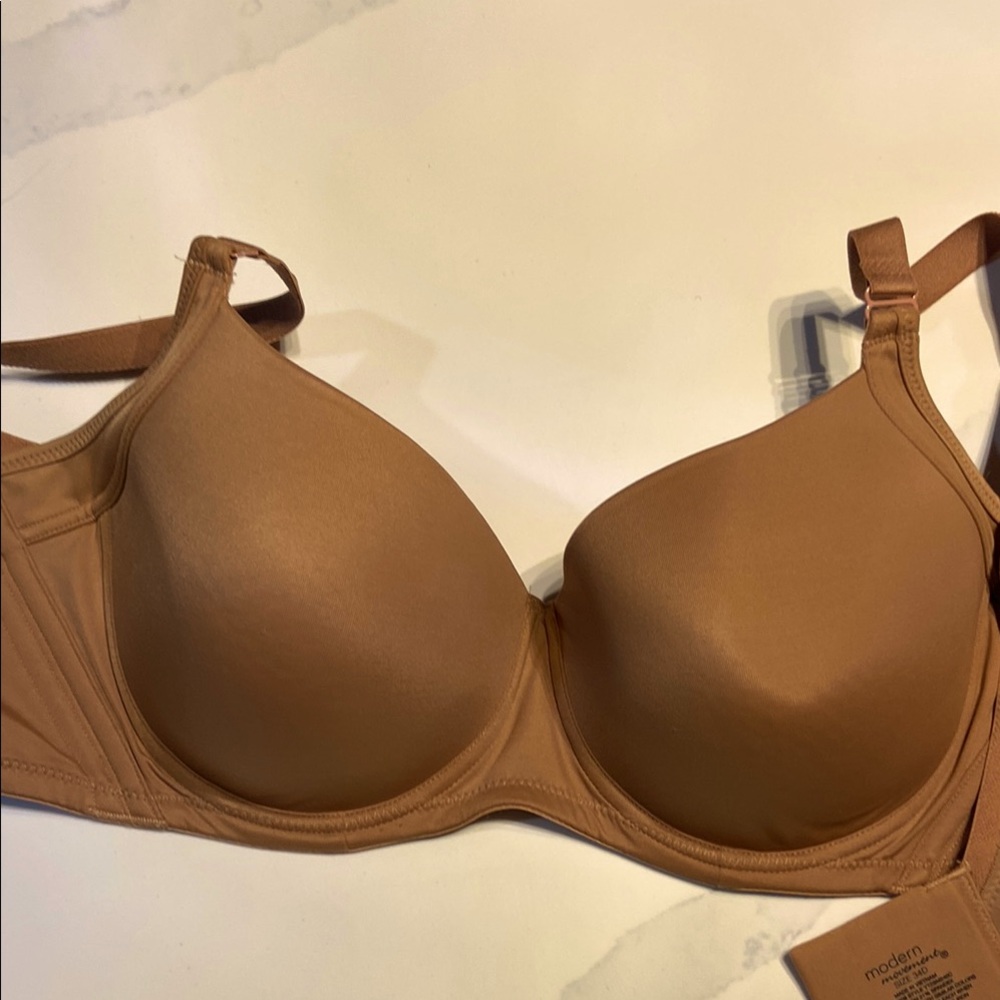 “Warm Mocha” Side-smoothing Underwire Bra
